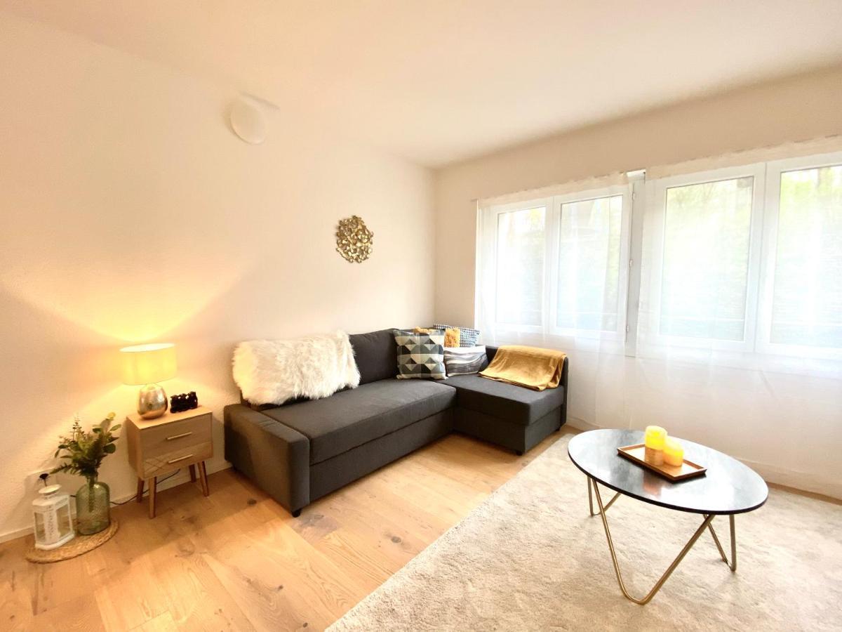 Glad Spot - Liestal - 10 Min From Basel - Central, Design & Netflix Apartment Luaran gambar