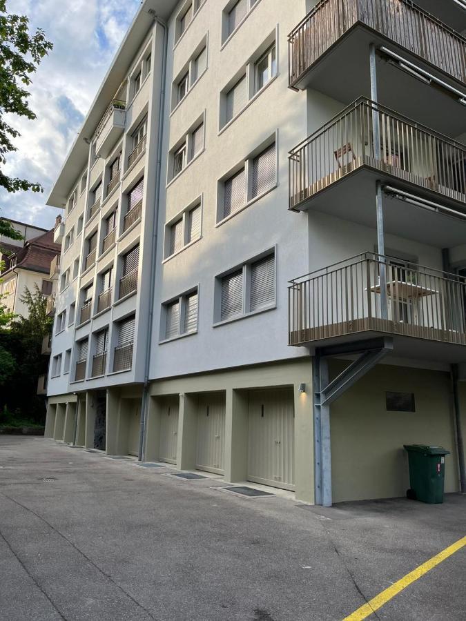 Glad Spot - Liestal - 10 Min From Basel - Central, Design & Netflix Apartment Luaran gambar